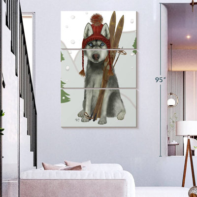 Husky Brampt skiant