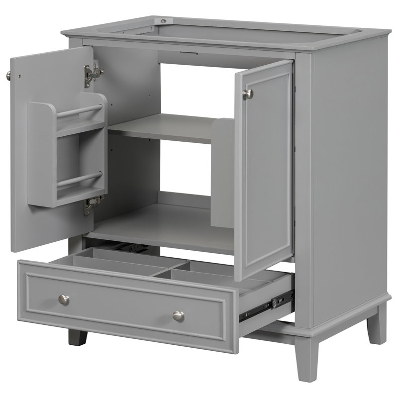 Meuble-lavabo 30 po sans lavabo, Gris