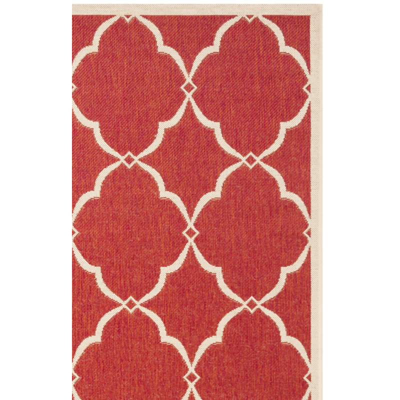 Huth Performance Geometric Indoor/Outdoor Area Rug, Rectangle 4' x 6'