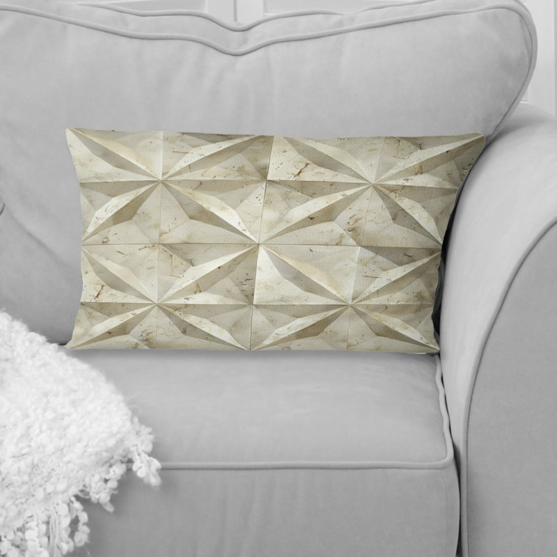 Coussin lombaire ivoire Modern Star II