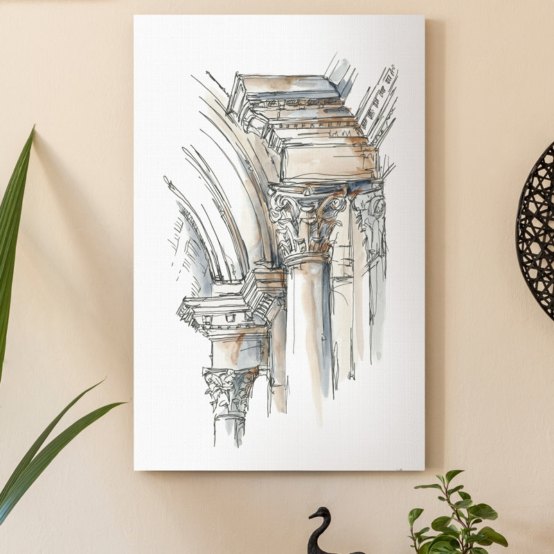 Plein Air Interior Study IV - Impression sur toile tendue, H 36 po x l 24 po x P 1 po
