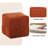 Brown Corduroy Foot Stool, Comfortable And Breathable Fabric, High Resilience Foam, Wooden Frame, Ready - To Use Out Of Box Soft Square Rest, For Comfort Breathability, Design, Multi Purpose Function-630676200
