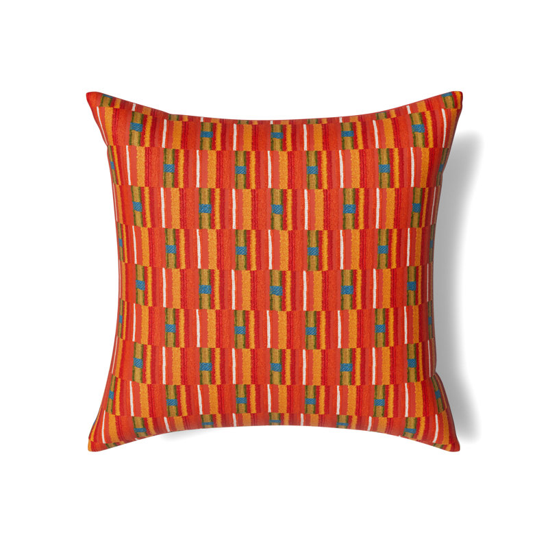 The Met X Ann Gish Pluma Linen Square Pillow Cover & Insert