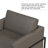 Oliverio 30.5'' Wide Metal Leg Accent Chair-185069435