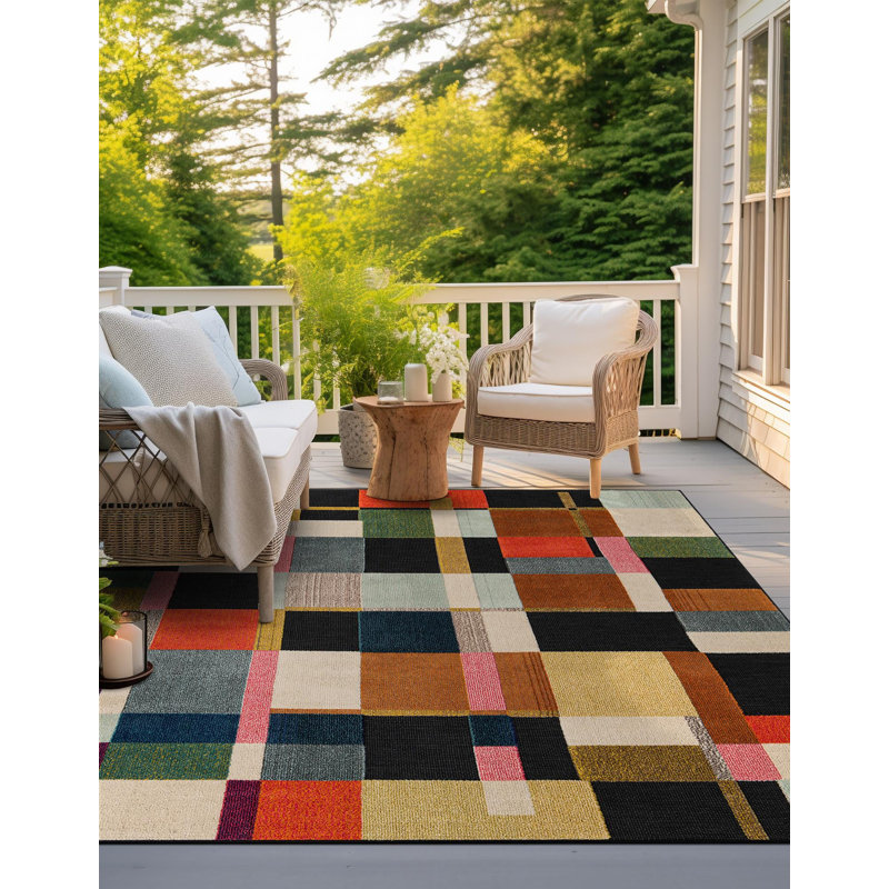 Tapis Bungalow Rose Tamaris Caimin, Carré 10 pi