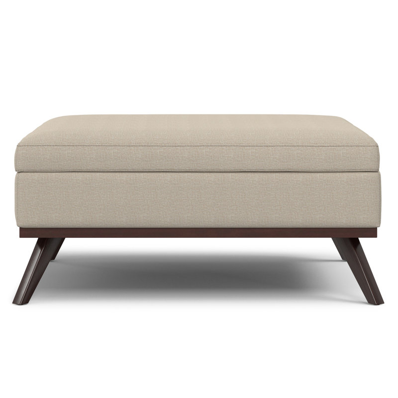 Table basse avec repose-pieds Owen XL, Naturel