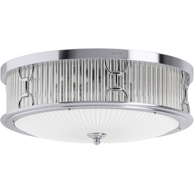Terret Three-Light Flush-Mount