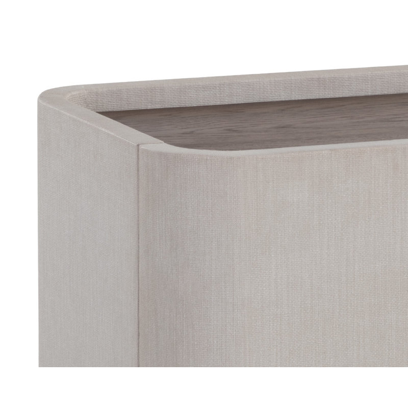 JAMILLE 2 - Drawer Nightstand, Gray