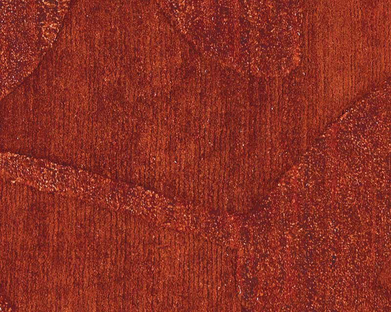 Paradise Floral Area Rug in Orange/Red, Rectangle 9' x 12'