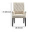 Fauteuil rembourré et capitonné avec Millville-891517921-891517925