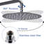 Système de douche complet pour salle de bain avec valve brute-81789121