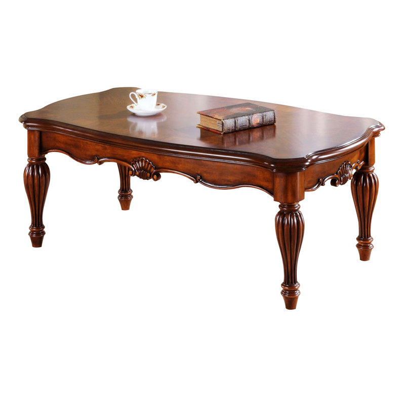Rectangle Coffee Table With Turned Legs