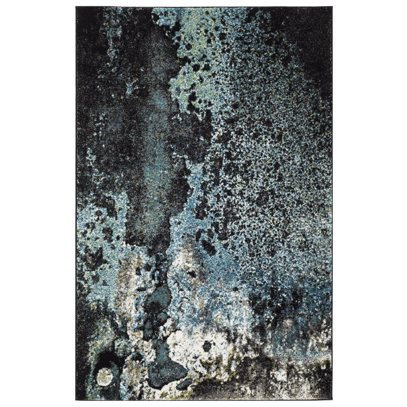 Mederos Abstract Area Rug, Rectangle 79 x 152 cm