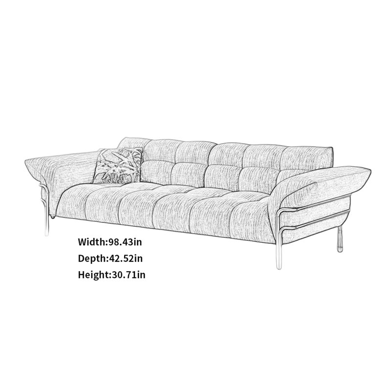 Simple Casual Creative Sofa, Yellow