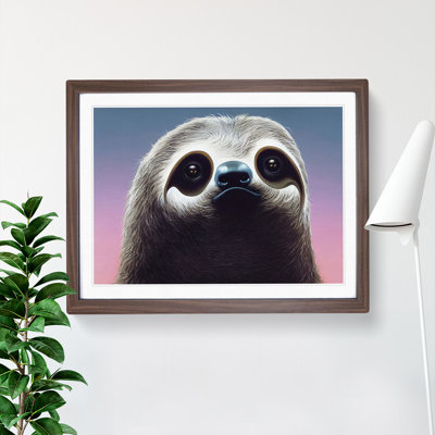 An Adorable Sloth - Single Picture Frame Print