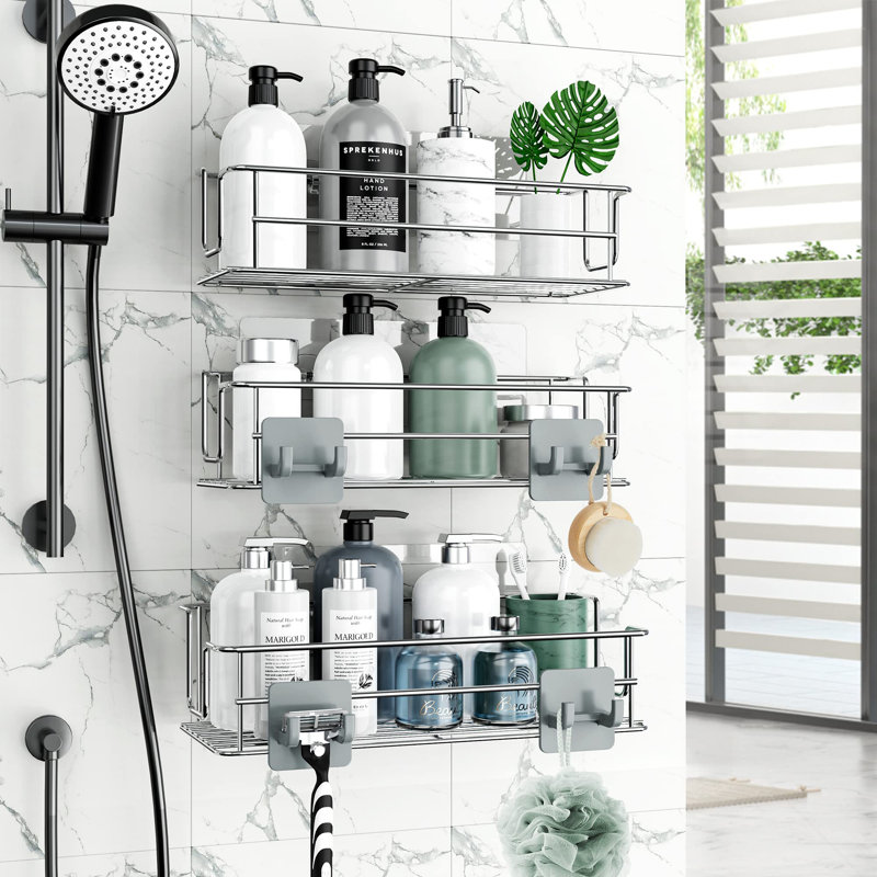 Redenius Shower Caddy, Silver