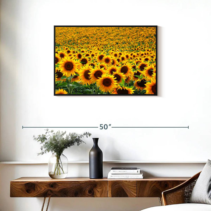 Champ de tournesols sans fin Alvord, H 21 po x l 31 po