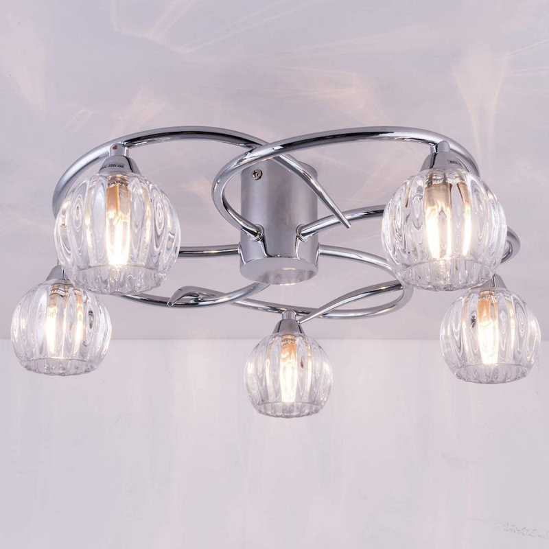 Interlochen Glass Semi Flush Mount