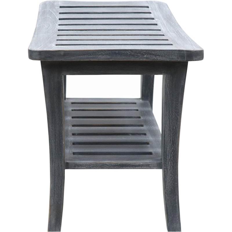 Weathered Genuine Teak Bench