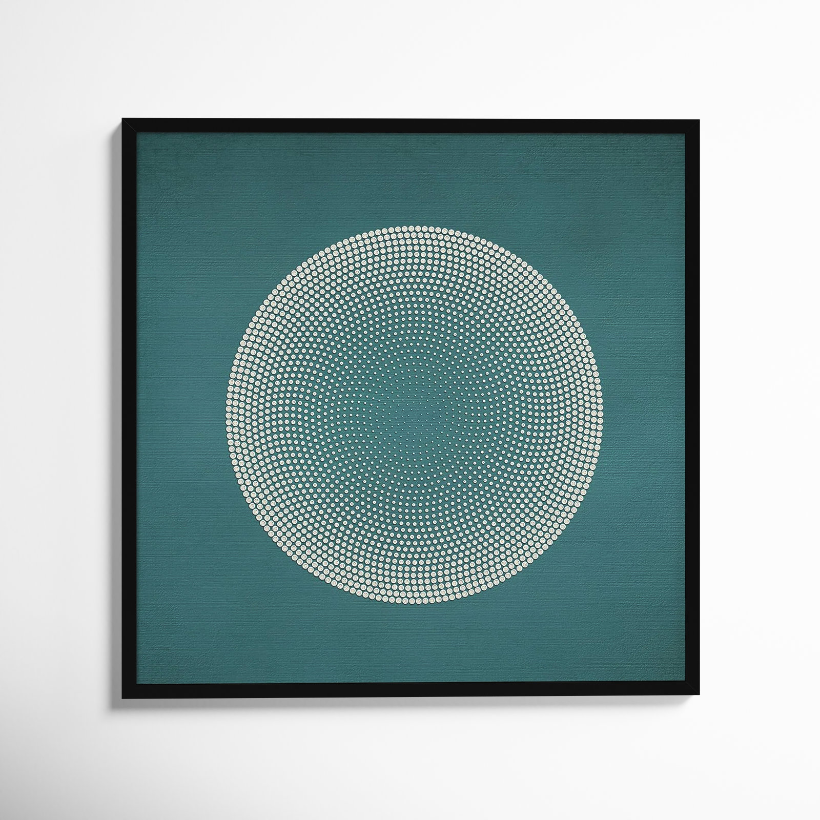 Circles by Incado, Black, 33" H x 33" W x 1" D