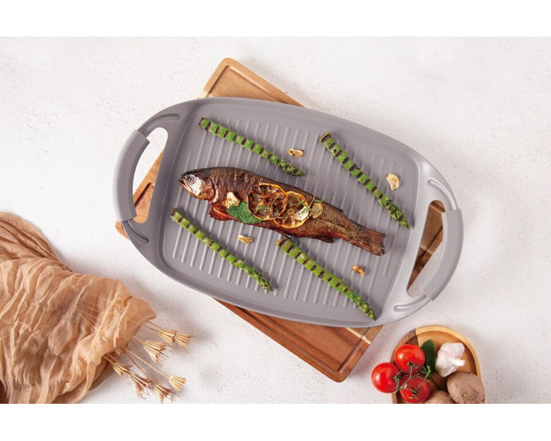 Berlinger Haus Aluminum Tray, Taupe