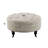 Upendo Pattern Fabric Ottoman W/Casters