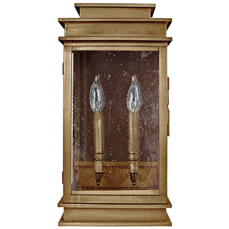 Empire 8831, Antique Brass;Seedy Marine Glass