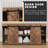 Ben Tv Stand For Tvs Up To 65" With Double Sliding Barn Doors And Storage Cabinets-655923015
