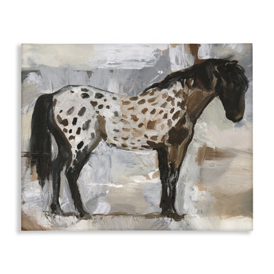 «Expressionist Dappled Horse», art mural par Victoria Barnes