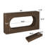 Console de vestibule moderne avec tiroir et cadre ovale étroit-64807936