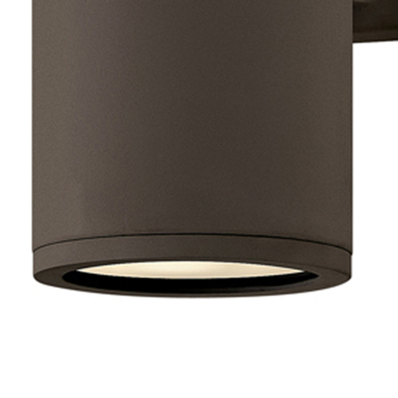 Silo 2 - Bulb 12" H Outdoor Armed Sconce, Architectural Bronze