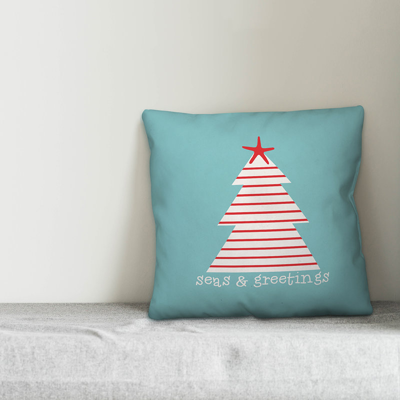 Striped Reversible Throw Pillow, 20" x 20"