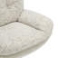 Cedrie Upholstered Tweed Swivel Standard Recliner With Footstool-466185702