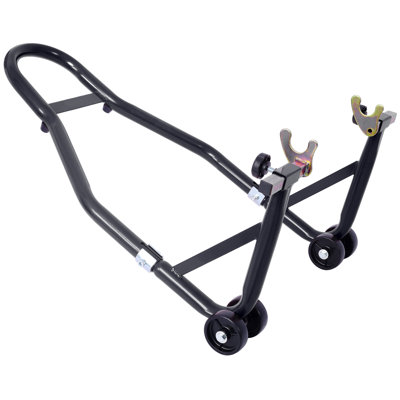 Motorcycle Stand 1000LB Sport Bike Front And Rear Wheel Lift Swingarm Paddock Stands Black U