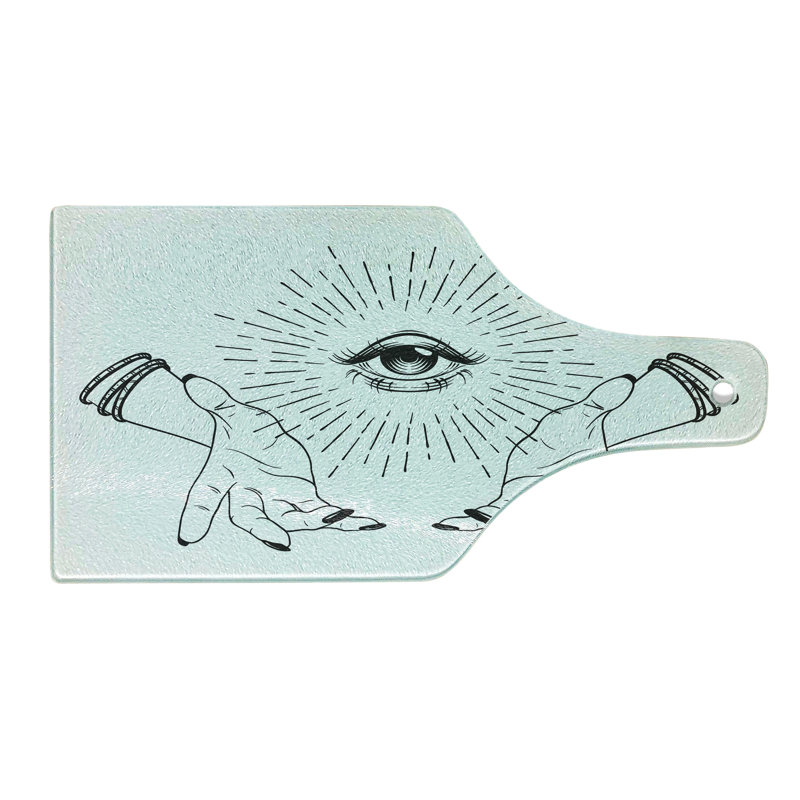 Planche à découper en verre trempé Ambesonne