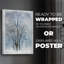Arbre d'argent I - impression sur toile seulement - NON-CADRE-628120301
