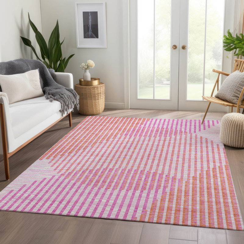 Tapis Corum AMF1001 lavable à la machine de qualité supérieure, Rectangulaire 8 pi x 10 pi