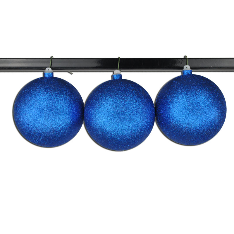 Shatterproof Ball Ornament, H 14 po x l 5,5 po x P 5,5 po, Bleu