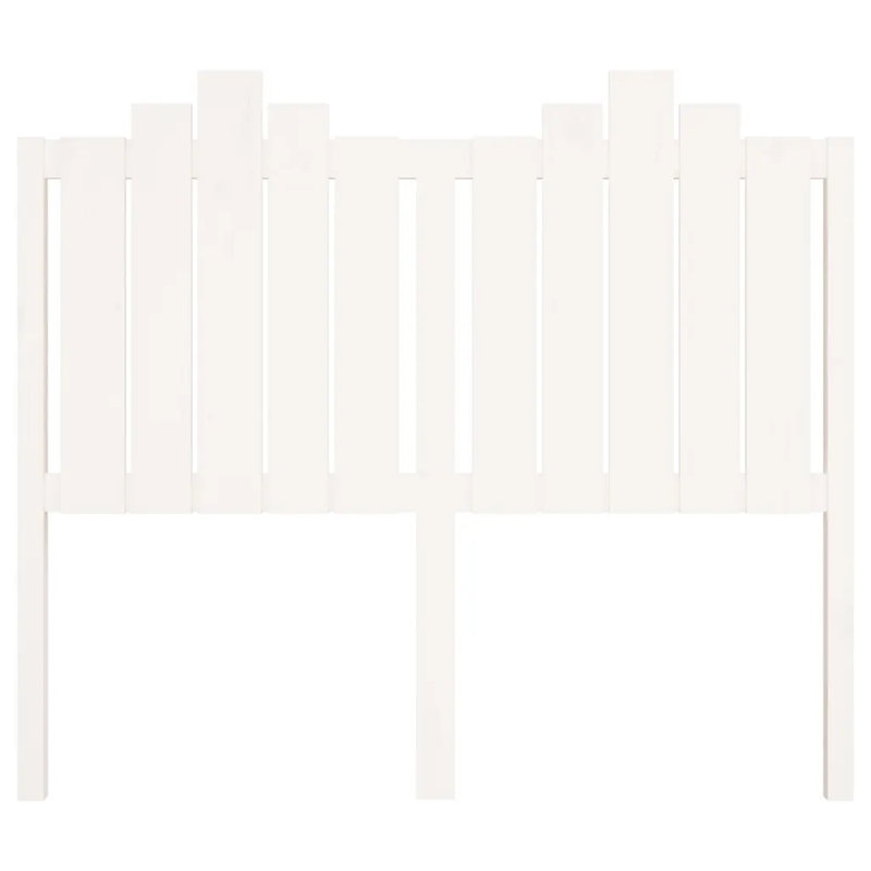 Rollegem Solid Wood Panel Headboard, Small Double (4'), Grey