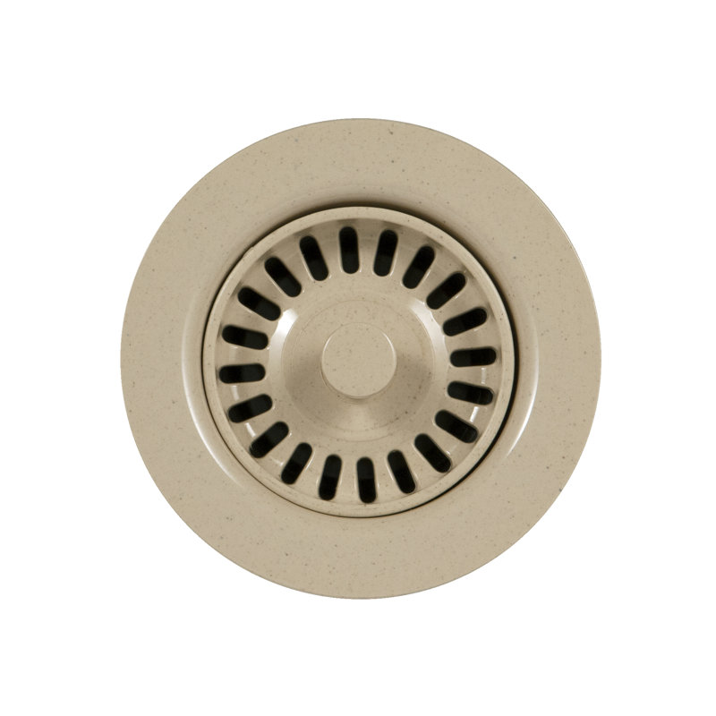 Schock Houzer Accessories 4.5'' W Drain Stopper, Speckled Granite Bone