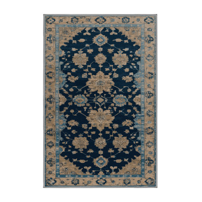 Machine Washable Overdyed Gray Area Rug
