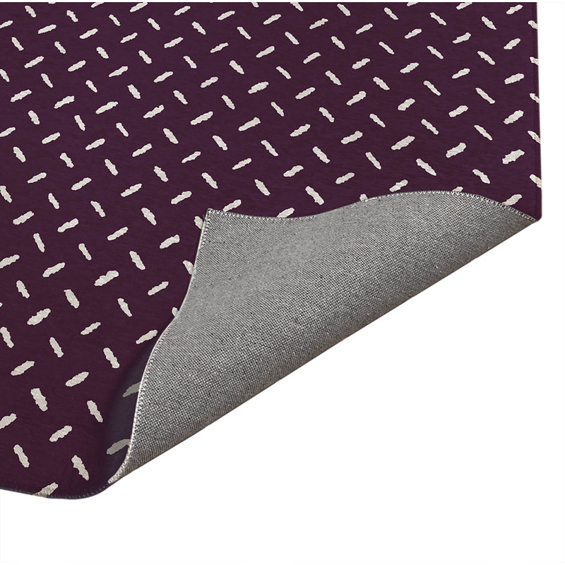 Paillasson Kat, Aubergine, L 60 po x L 36 po