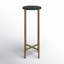 Nigella Marble and Cross Legs Side Table-346669259