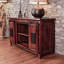 Solid Mango Wood Industrial Sideboard Cabinet – Fully Assembled Rustic Storage Unit With Sliding Barn Doors & Drawers – Large Wooden Buffet Console For Dining Room, Living Room & Hallway – No Veneer