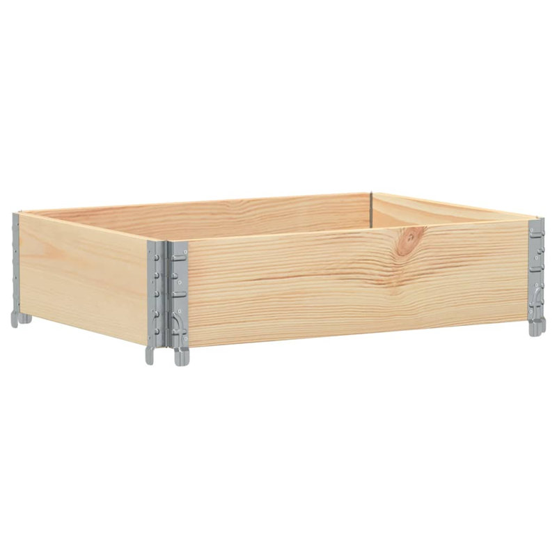 Jardinière en bois de pin massif 31,5 "x 23,6" Union Rustic, Brun clair, H 8,5 po x l 31,5 po x P 23,6 po