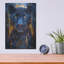 Art mural luxueux «Black Panther In The City» par Momart, 12 po x 16 po
