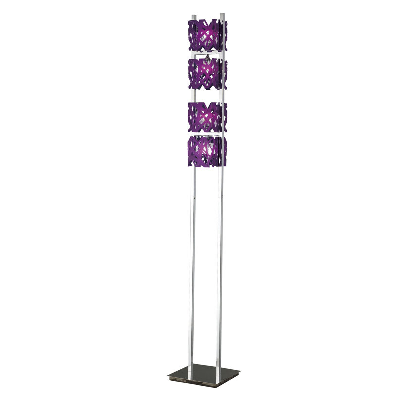 Waloo 162cm Novelty Floor Lamp, Purple