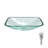 Bathroom Vessel Bathroom Sink Above Counter Clear Bowl Sink Rectangle For Bathroom-123428852-123428851