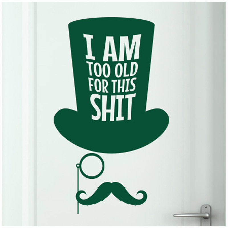 Wall Decal, Dark Green