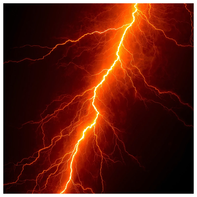 Housses de couette Bright Lightning Bolt, Queen